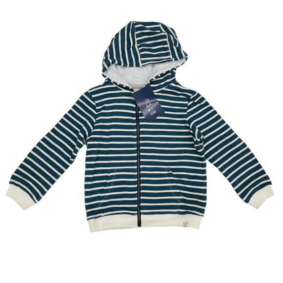 NWT Me & Henry 12Y Blue Stripe Parsons Hoodie - Picture 1 of 7